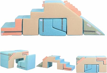 Asweets 4-in-1 Foam Climbing Blocks Toddlers