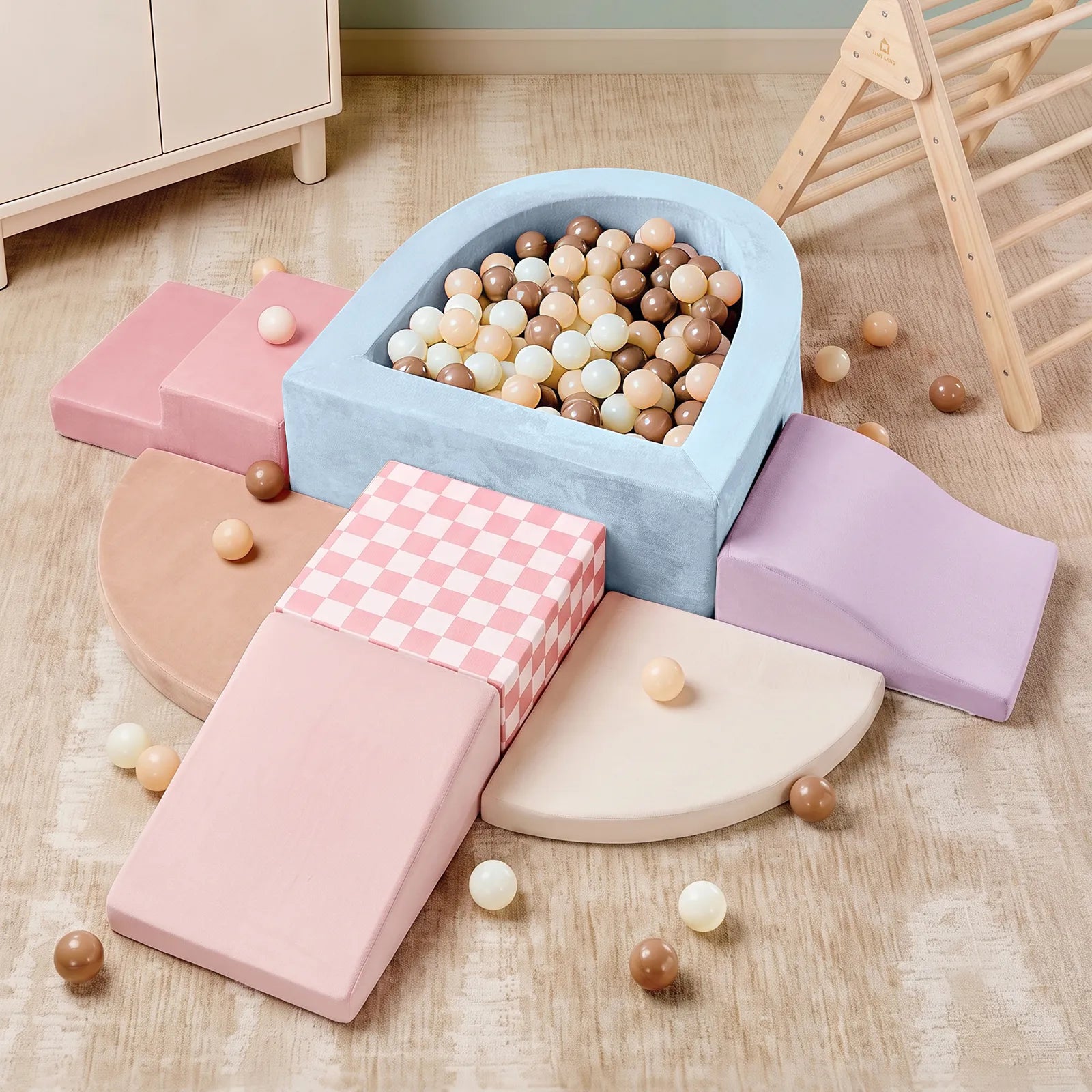 Tiny Land® Violet PlayNest Climbing & Ball Pit Set