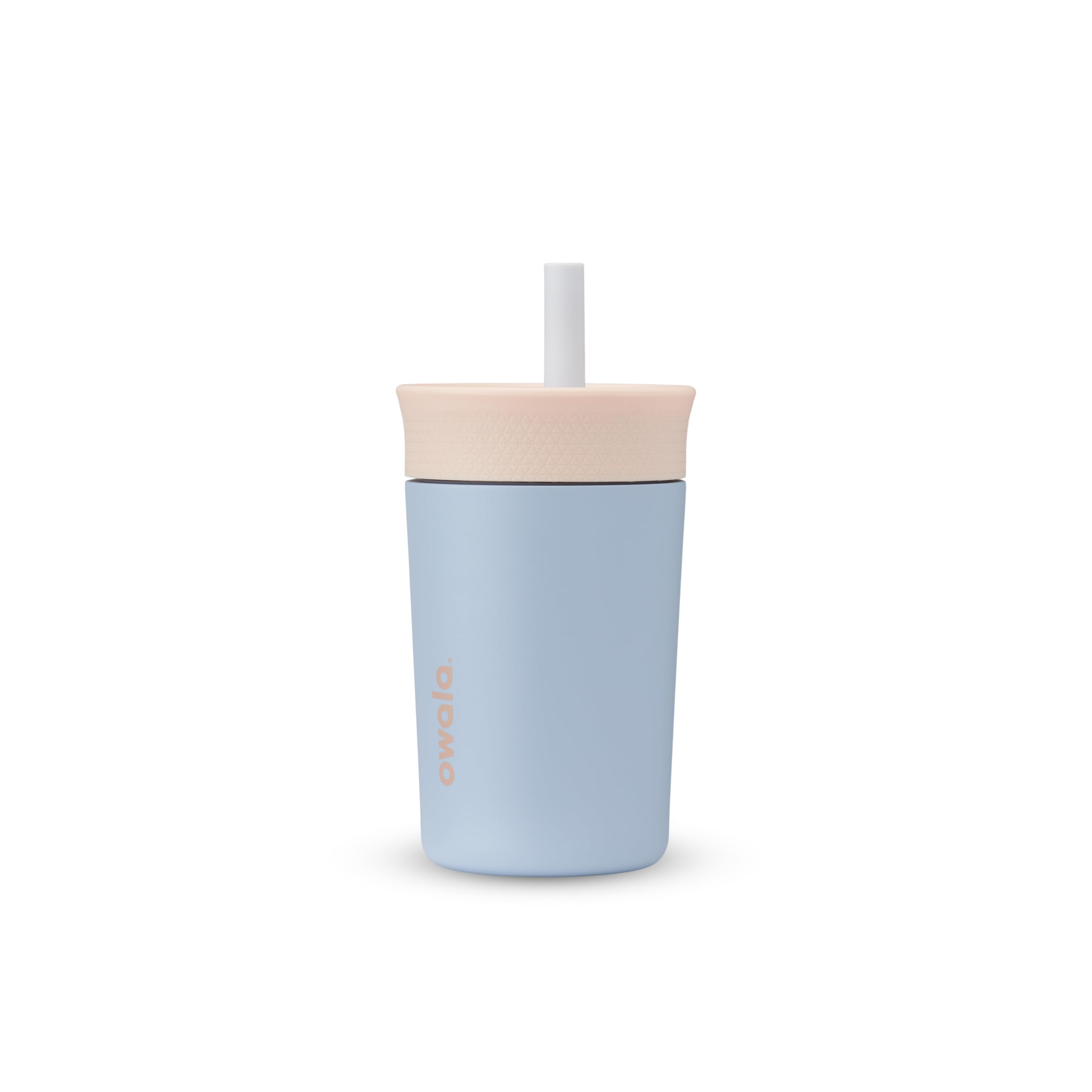 Owala Tumbler Kids Stainless Steel Water Bottle 12 oz Seas The Day | Insulated | Spill-Resistant Lid | Reusable Straw | Double-Wall Vacuum Insulation | Cup-Holder Friendly
