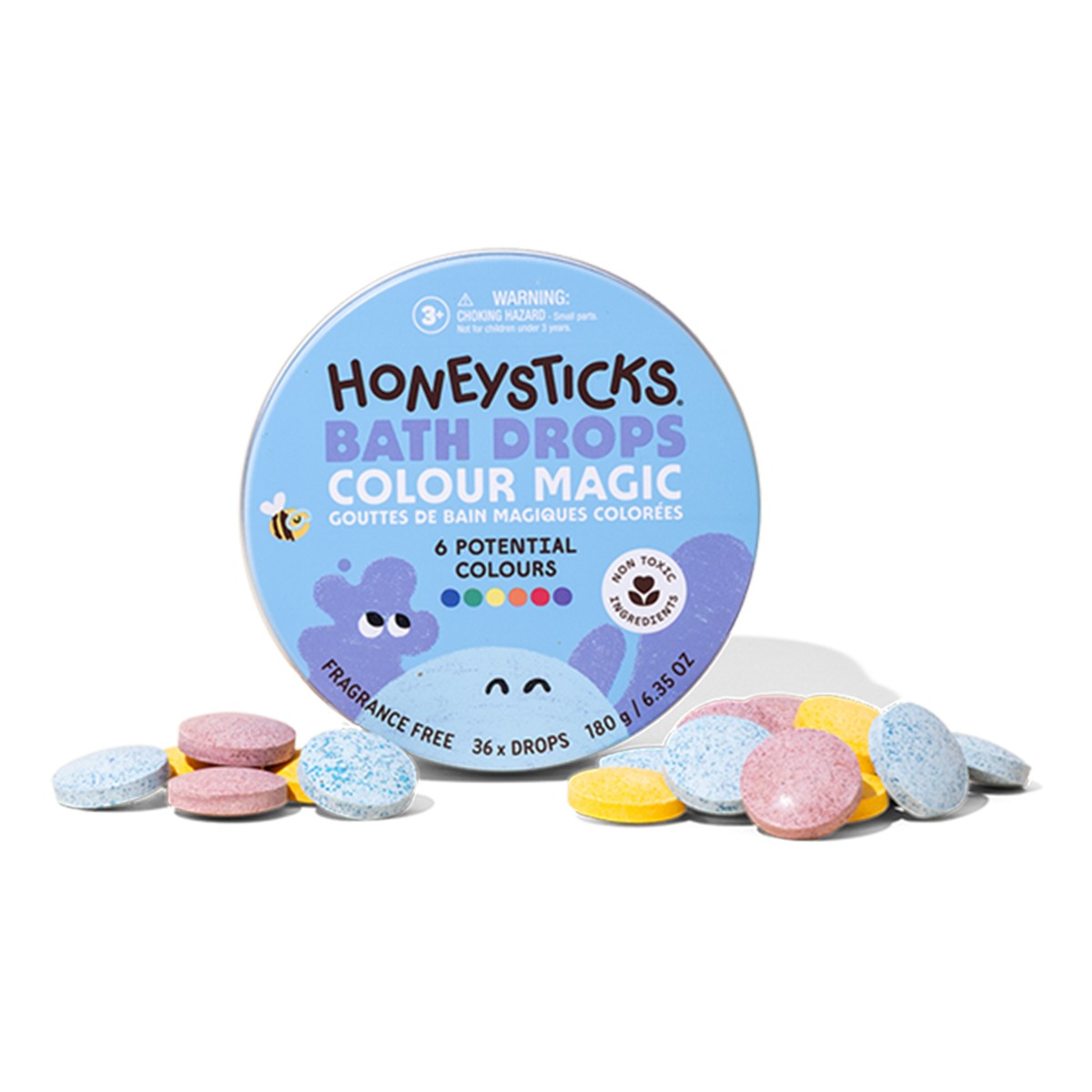 Honeysticks Bath Drops Color Magic 36pk